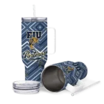 customized fiu panthers bold diamonds blue curved tumbler best selling.webp
