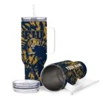 customized fiu panthers burst swirl blue curved tumbler best selling.webp