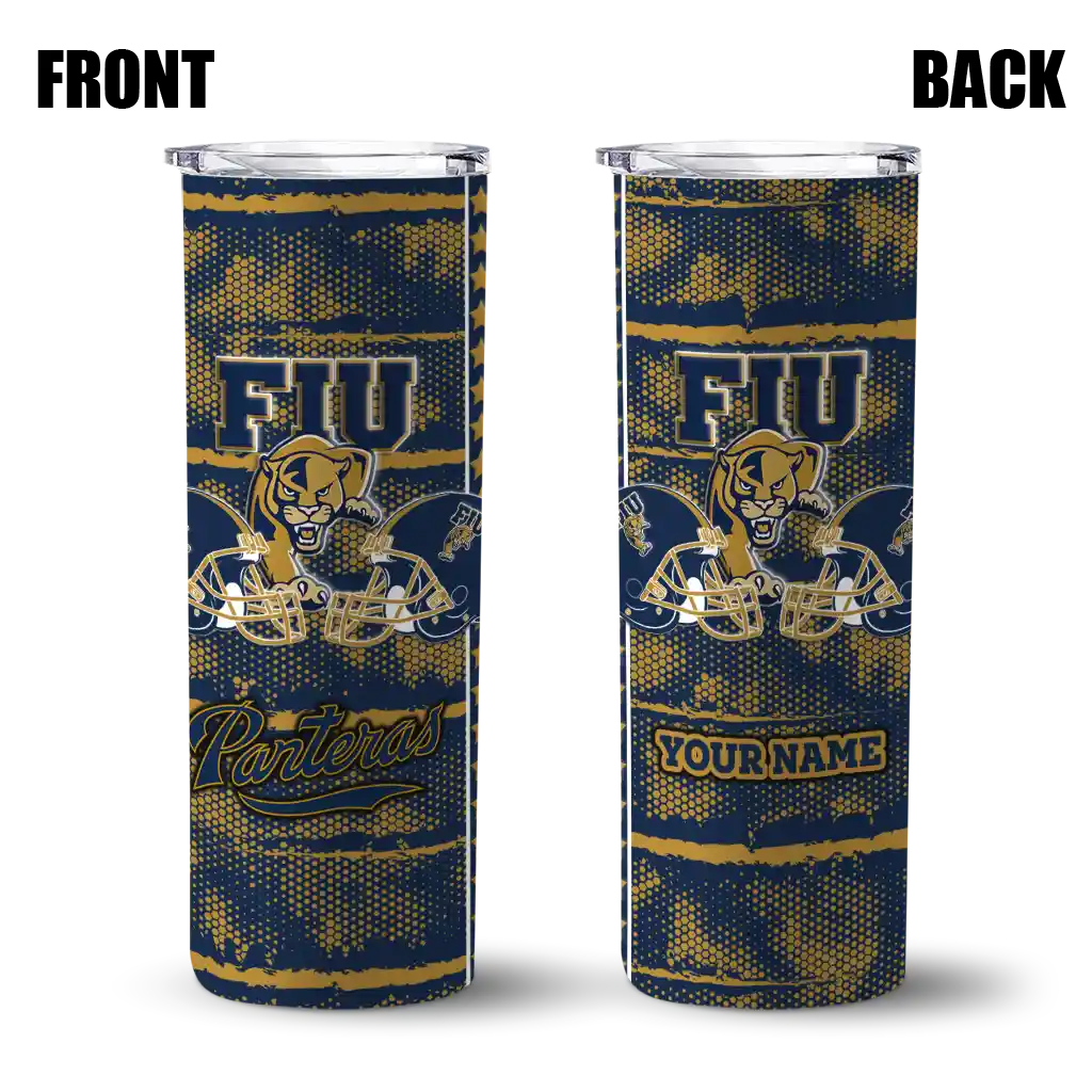 customized fiu panthers chevron patch blue skinny tumbler fashion forward.webp customized fiu panthers chevron patch blue skinny tumbler fashion forward.webp
