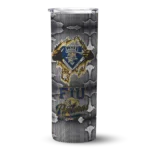 customized fiu panthers chevron v blue gray skinny tumbler best selling.webp
