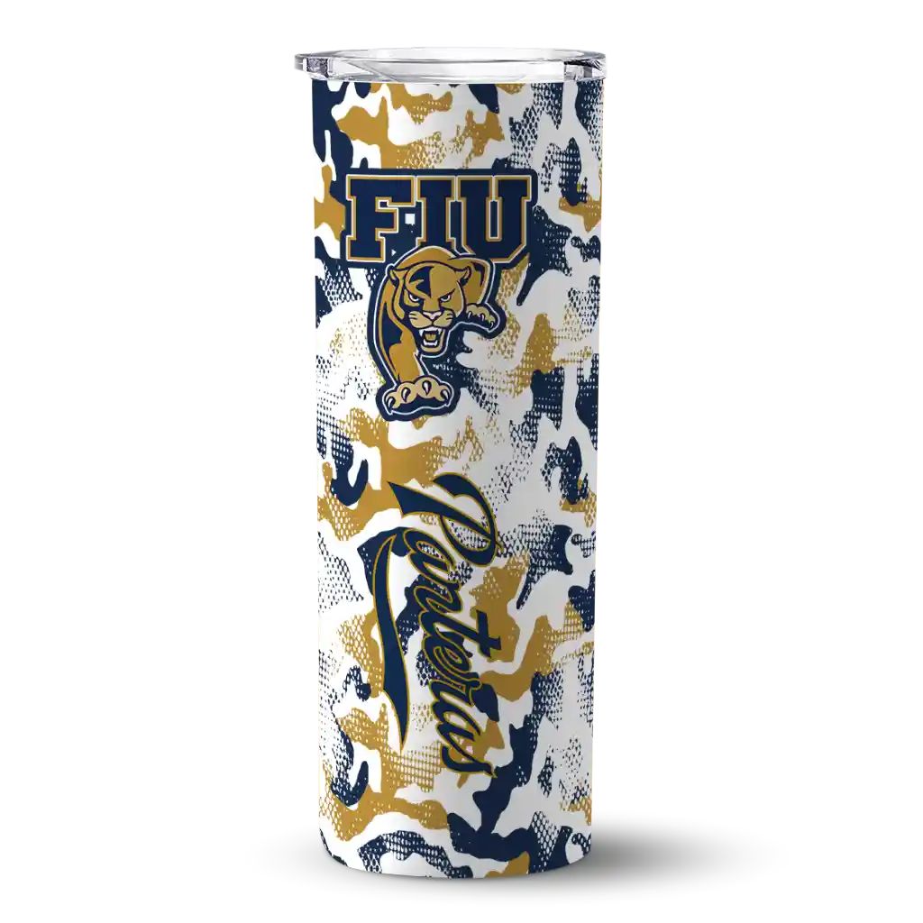 customized fiu panthers claw marks blue white skinny tumbler best selling.webp customized fiu panthers claw marks blue white skinny tumbler best selling.webp