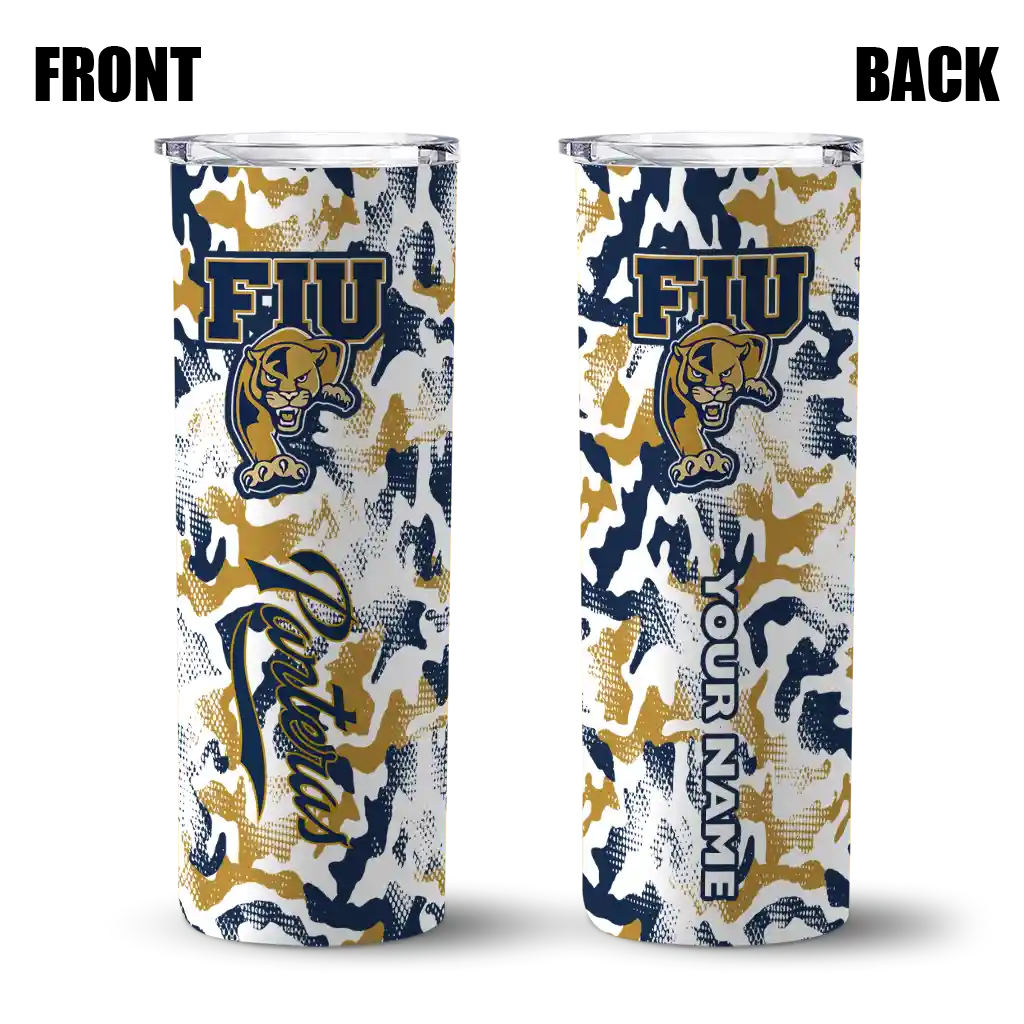 customized fiu panthers claw marks blue white skinny tumbler fashion forward.webp customized fiu panthers claw marks blue white skinny tumbler fashion forward.webp