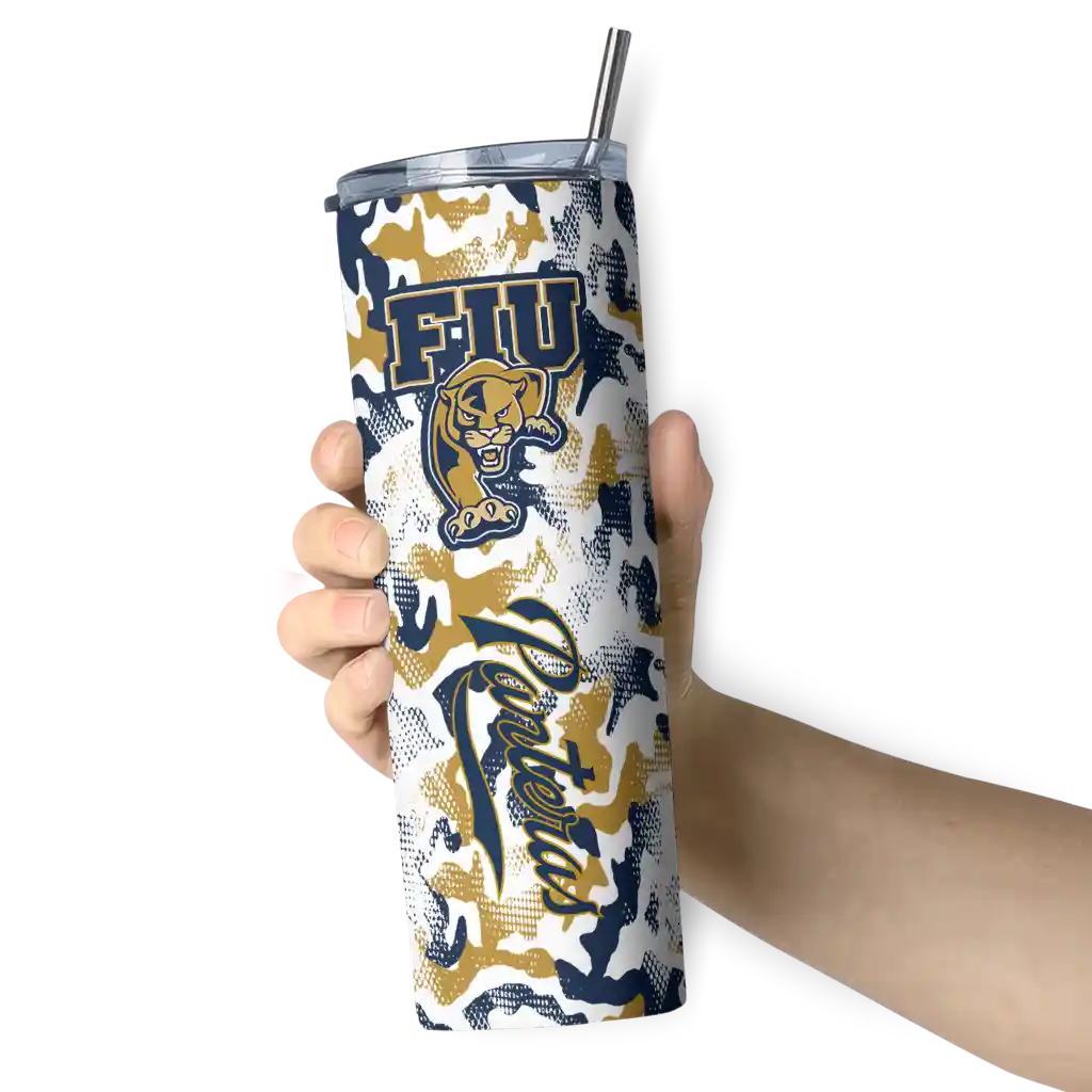 customized fiu panthers claw marks blue white skinny tumbler premium grade.webp customized fiu panthers claw marks blue white skinny tumbler premium grade.webp