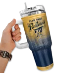 customized fiu panthers gradient dots blue curved tumbler best selling.webp