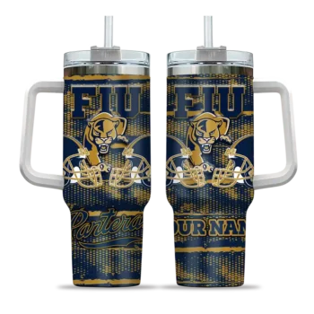 customized fiu panthers honey streaks blue curved tumbler best selling.webp