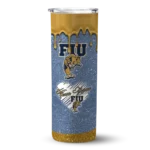 customized fiu panthers pixel fade blue skinny tumbler best selling 1.webp