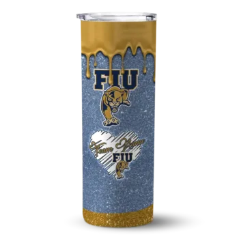 customized fiu panthers pixel fade blue skinny tumbler best selling 1.webp
