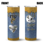 customized fiu panthers pixel fade blue skinny tumbler best selling 1.webp
