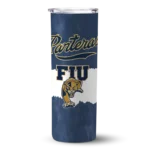 customized fiu panthers torn band blue white skinny tumbler best selling 1.webp