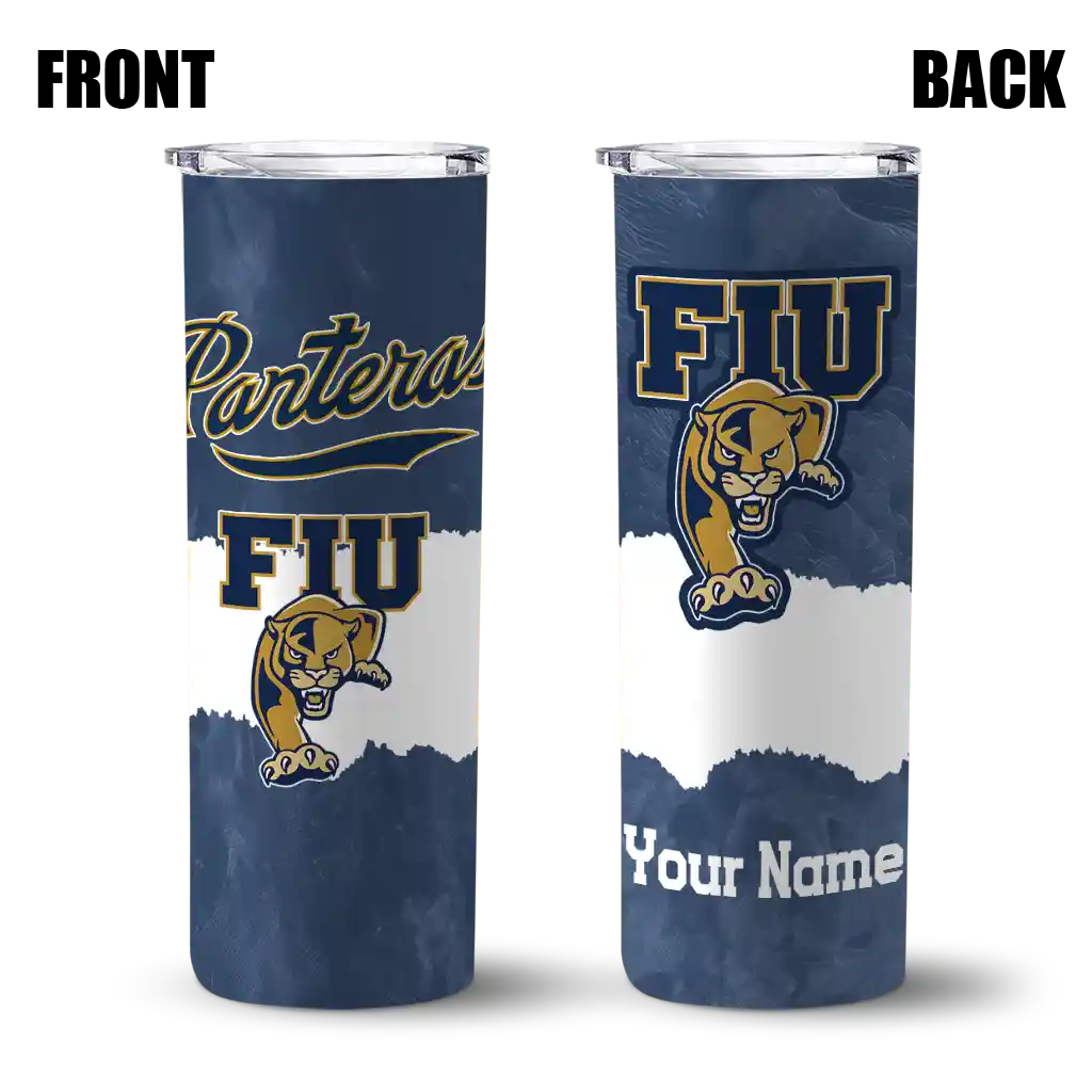 customized fiu panthers torn band blue white skinny tumbler fashion forward.webp customized fiu panthers torn band blue white skinny tumbler fashion forward.webp