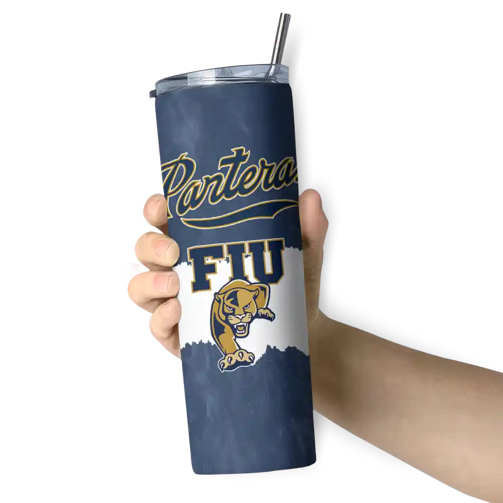 customized fiu panthers torn band blue white skinny tumbler premium grade.webp customized fiu panthers torn band blue white skinny tumbler premium grade.webp