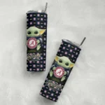 customized fiu panthers yoda cozy blue black skinny tumbler best selling.webp
