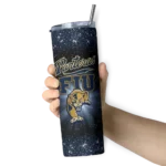 fiu panthers radiant glitter blue skinny tumbler best selling.webp