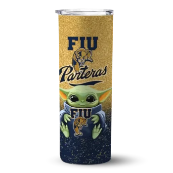 fiu panthers yoda smile blue skinny tumbler best selling.webp