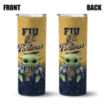 fiu panthers yoda smile blue skinny tumbler best selling.webp