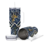 personalized fiu panthers chevron angle blue curved tumbler best selling.webp