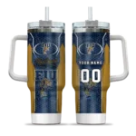 personalized fiu panthers hexagon armor blue curved tumbler best selling.webp