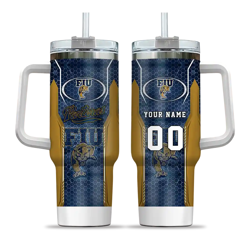 personalized fiu panthers hexagon armor blue curved tumbler best selling.webp personalized fiu panthers hexagon armor blue curved tumbler best selling.webp