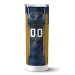 personalized fiu panthers stacked diamond blue skinny tumbler best selling.webp
