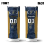 personalized fiu panthers stacked diamond blue skinny tumbler best selling.webp