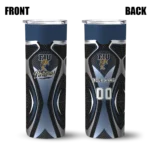 personalized fiu panthers superman emblem blue black skinny tumbler best selling.webp