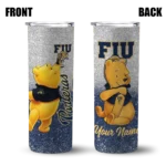 personalized fiu panthers winnie the pooh blue gray skinny tumbler best selling.webp
