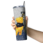 personalized fiu panthers winnie the pooh blue gray skinny tumbler best selling.webp