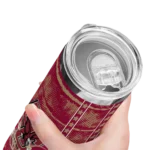 custom boston college eagles chevron patch maroon skinny tumbler best selling.webp