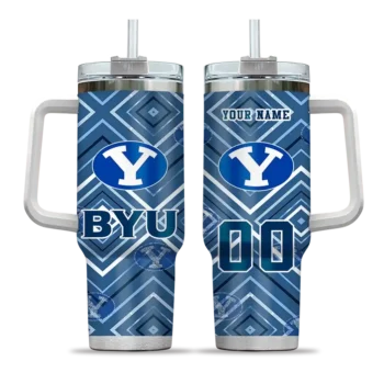 custom byu cougars bold diamonds blue curved tumbler best selling.webp
