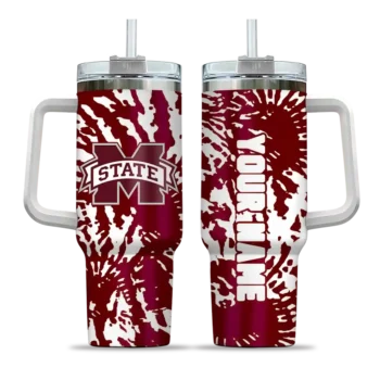 custom mississippi state bulldogs burst swirl maroon curved tumbler best selling.webp