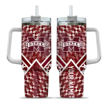 custom mississippi state bulldogs chevron angle maroon curved tumbler best selling.webp
