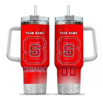 custom nc state wolfpack geometric prism red curved tumbler best selling.webp