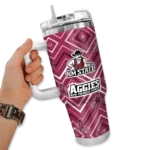 custom new mexico state aggies bold diamonds crimson curved tumbler best selling.webp
