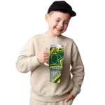 custom oregon ducks arrow burst green curved tumbler best selling.webp