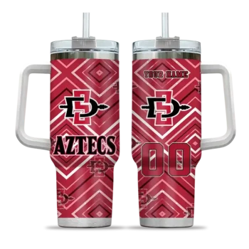 custom san diego state aztecs bold diamonds red curved tumbler best selling.webp