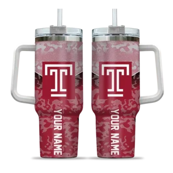 custom temple owls chevron stripe red curved tumbler best selling.webp