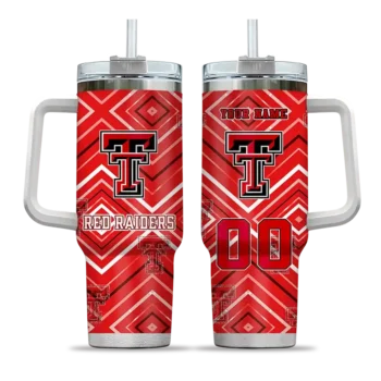 custom texas tech red raiders bold diamonds red curved tumbler best selling.webp