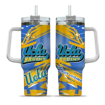 custom ucla bruins abstract paths blue curved tumbler best selling.webp
