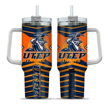 custom utep miners chevron layers blue curved tumbler best selling.webp