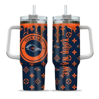custom utsa roadrunners bullseye drips orange curved tumbler best selling.webp