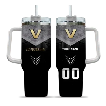 custom vanderbilt commodores arrow armor black curved tumbler best selling.webp