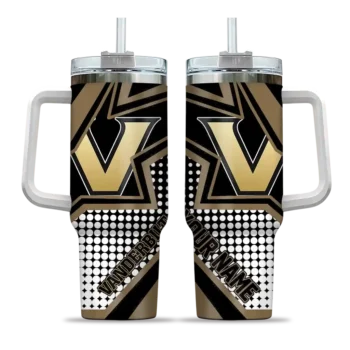 custom vanderbilt commodores arrow burst black curved tumbler best selling.webp