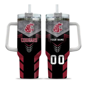 custom washington state cougars arrow armor crimson black curved tumbler best selling.webp