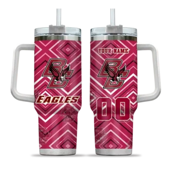 customized boston college eagles bold diamonds maroon curved tumbler best selling.webp