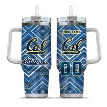 customized california golden bears bold diamonds blue curved tumbler best selling.webp