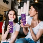 customized james madison dukes chevron patch purple skinny tumbler best selling.webp