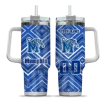 customized memphis tigers bold diamonds blue curved tumbler best selling.webp