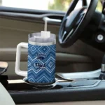 customized nevada wolf pack bold diamonds blue curved tumbler best selling.webp