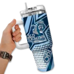 customized old dominion monarchs arrow burst blue curved tumbler best selling.webp