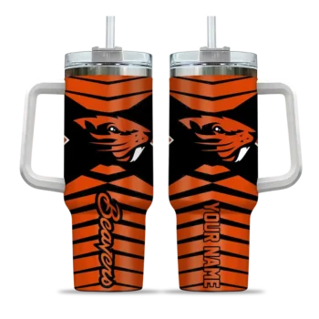 customized oregon state beavers chevron layers orange curved tumbler best selling.webp